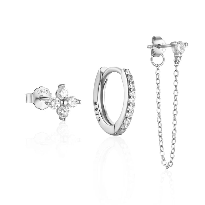 Levoire | Paires De Boucles D'Oreilles Élégantes Argent