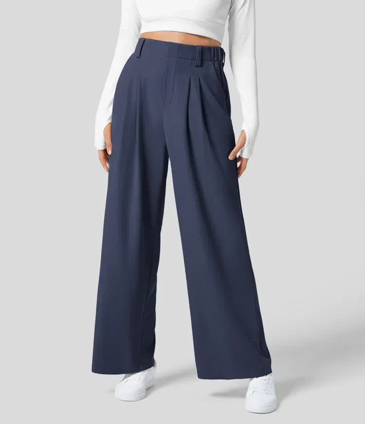 Levoire | Pantalons Taille Haute Avec Poches Latérales