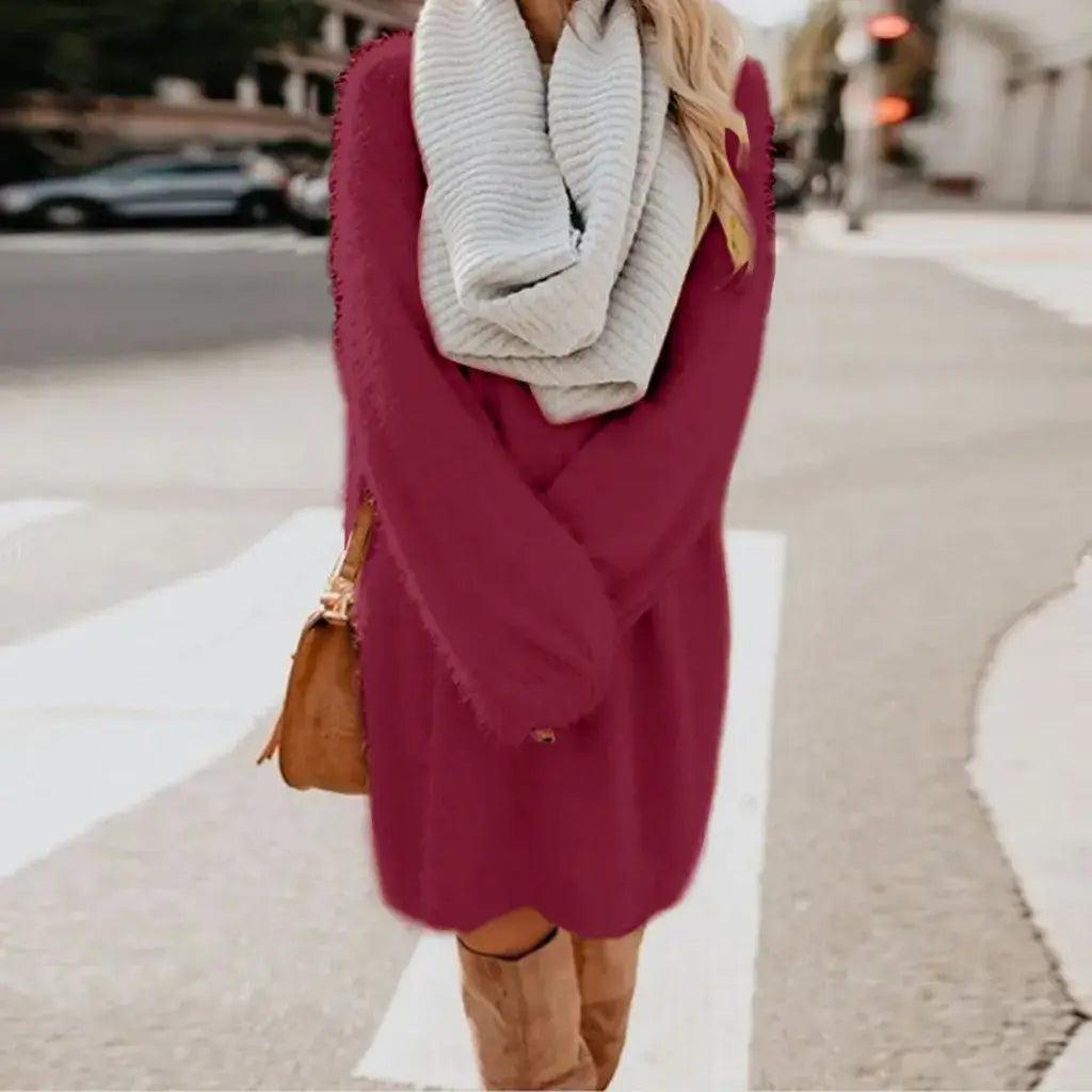 Levoire | Élégant Et Confortable Robe Prune