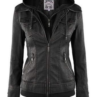 Levoire | Veste Femme Avec Effet Double Et Poches Pratiques Noir