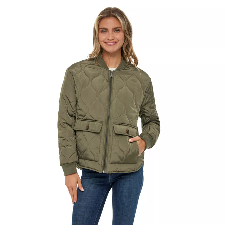 Levoire | Veste Matelassée Onion Confortable Et Élégante Vert
