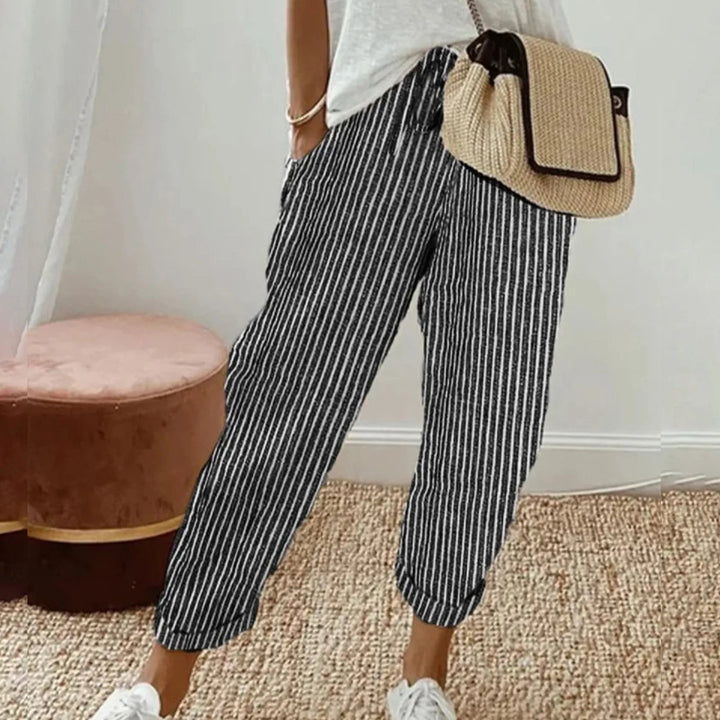 Levoire | Coolit pantalons Rayé Noir