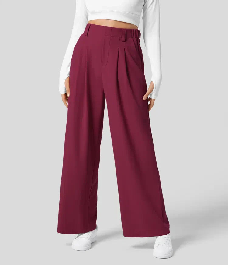Levoire | Pantalons Taille Haute Avec Poches Latérales