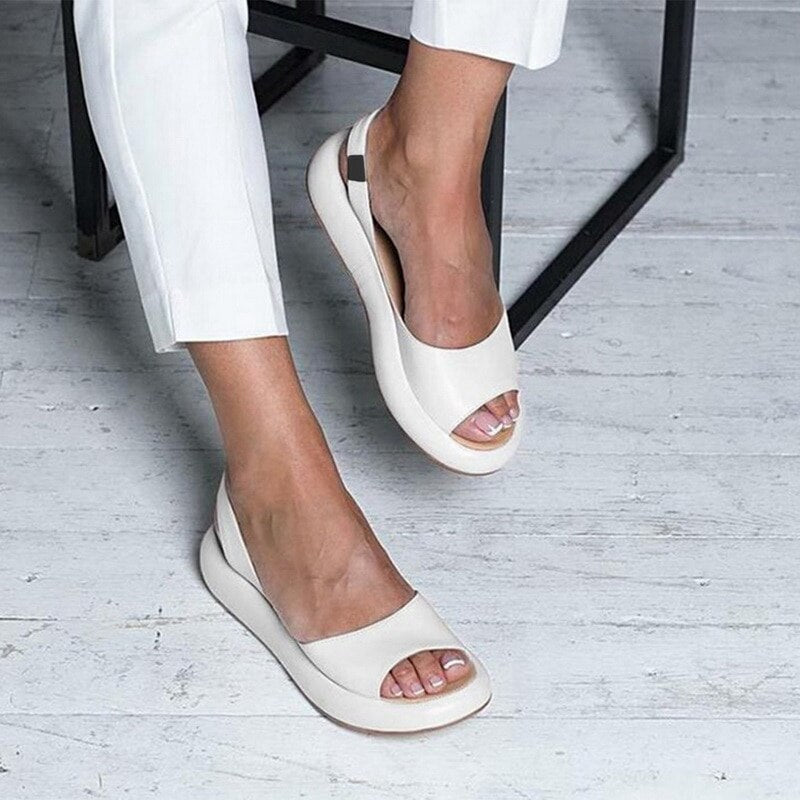 Levoire | Stevie Sandales Orthopédiques Blanc
