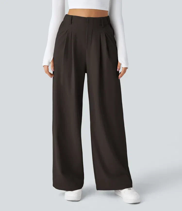 Levoire | Pantalons Taille Haute Avec Poches Latérales