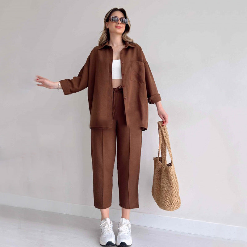 Levoire | Ensemble Deux Pièces Femme Braun