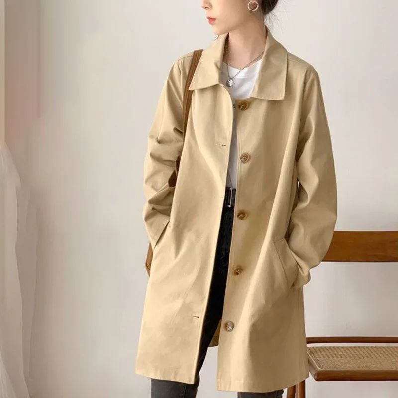Levoire | Manteau Trench Tendance Pour Femmes Khaki