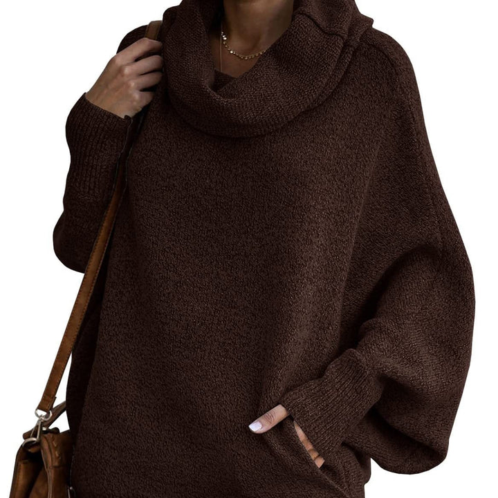 Levoire | Libre Manches Courtes Chemise Blouse avec Poches Marron foncé
