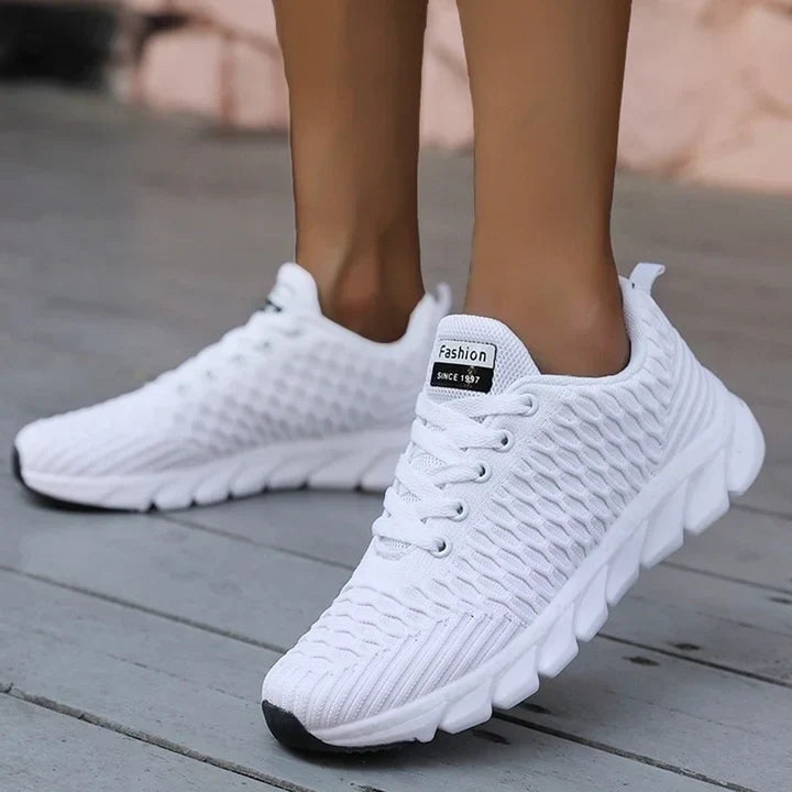 Levoire | Sneaker Tricot - Flexible & Respirant Blanc