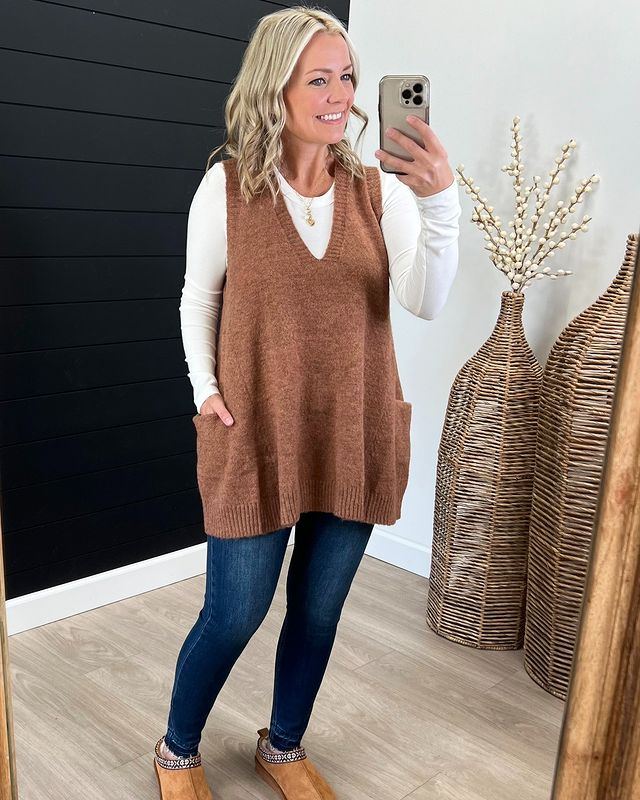Levoire | Pullunder Sitant Parfait Avec Poches Tendance