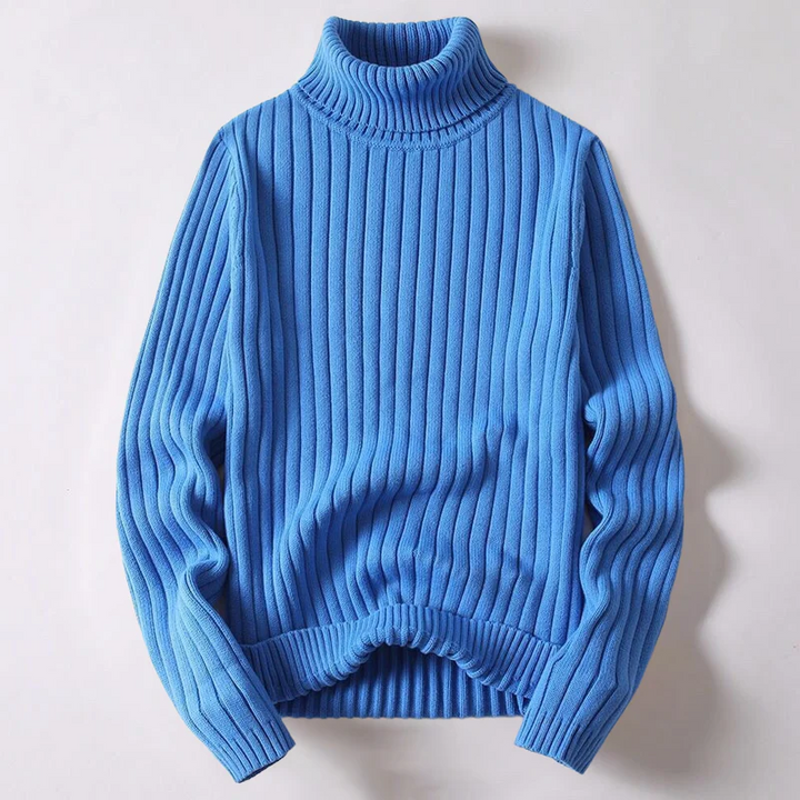 Levoire | Chemise Col Haut Ajustée Pour Femmes Bleu