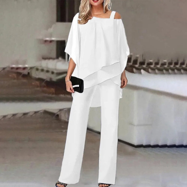 Levoire | Élégante Tenue D'Été Deux Pièces Blanc