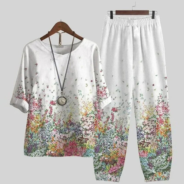 Levoire | Tenue Imprimé Tendance Avec Confort Optimal Pour Chaque Jour Pétales en métal blancs