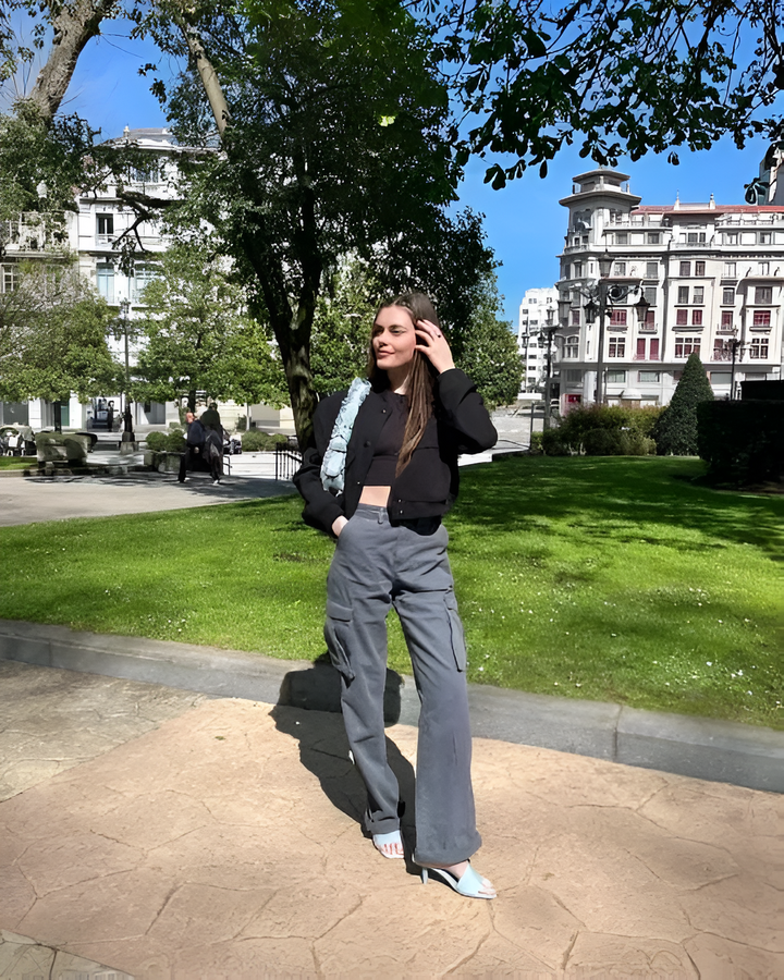 Levoire | Pantalon Cargo Ajustable Bleu