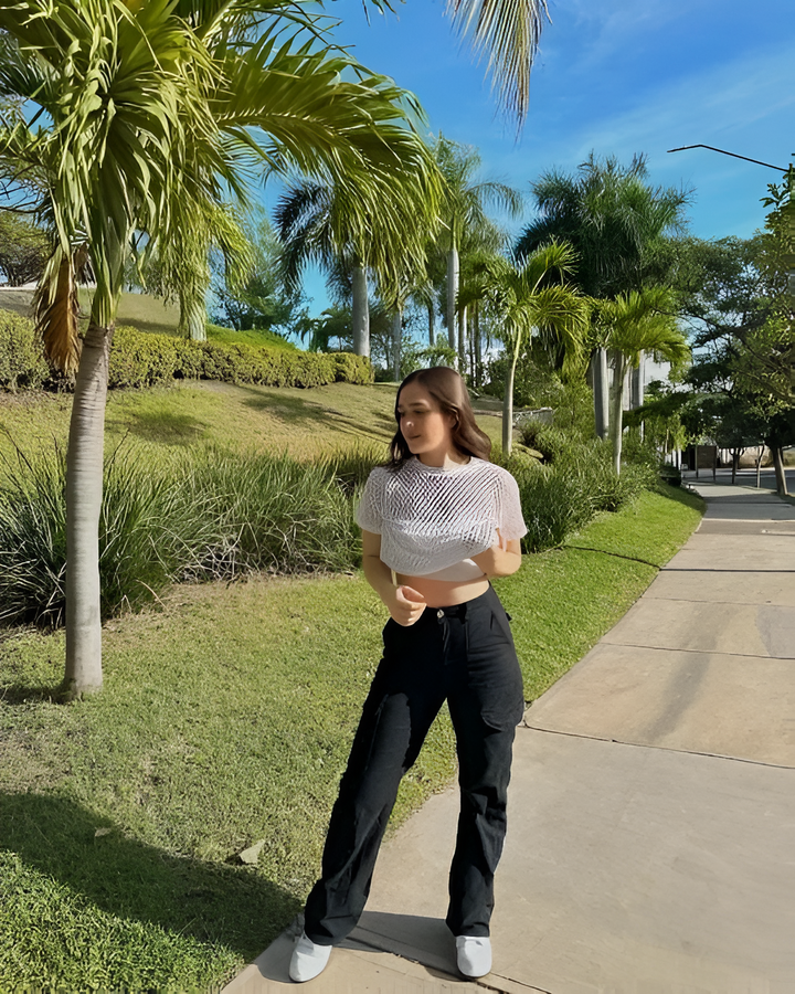 Levoire | Pantalon Cargo Ajustable Noir