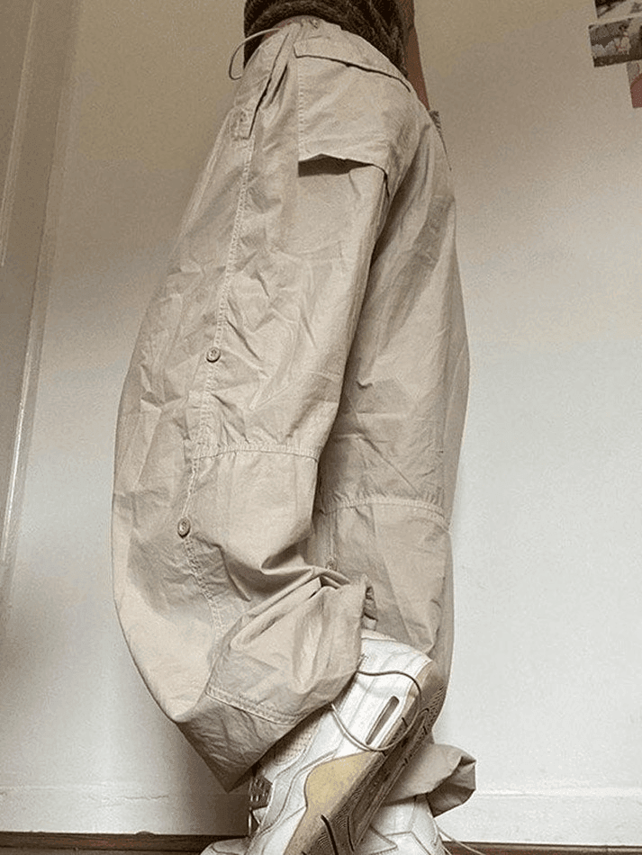 Levoire | Fermeture À Lacets Bas Taille Pantalon Cargo Baggy