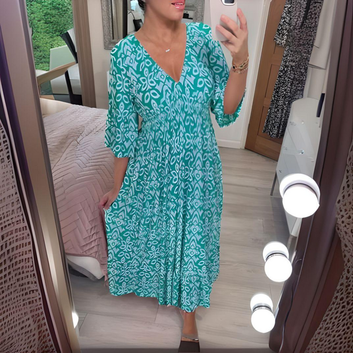 Levoire | Robe Boho Premium Bleu Aqua