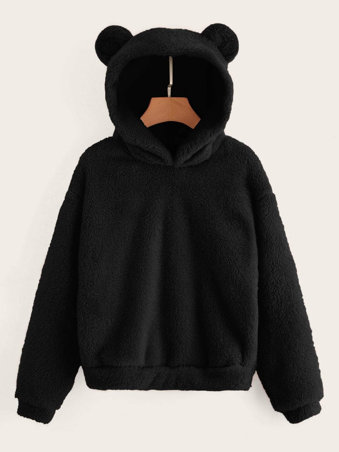 Levoire | Sweat à capuche décontracté et intemporel Noir