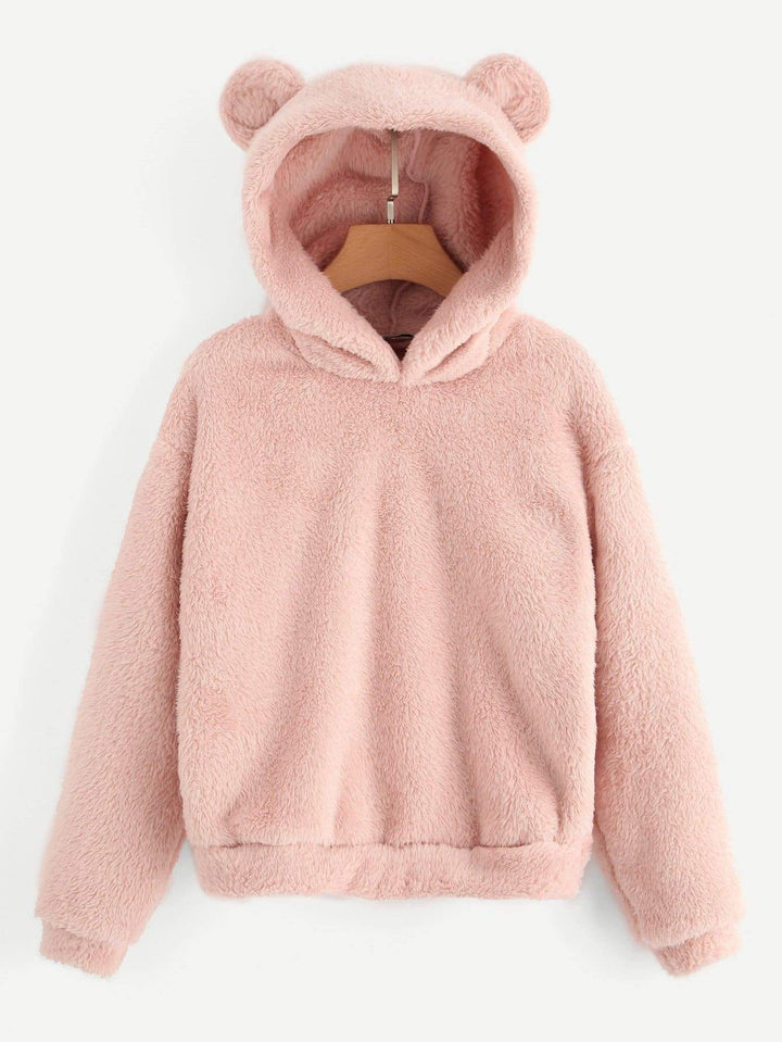 Levoire | Sweat à capuche sans effort et chaud Rose