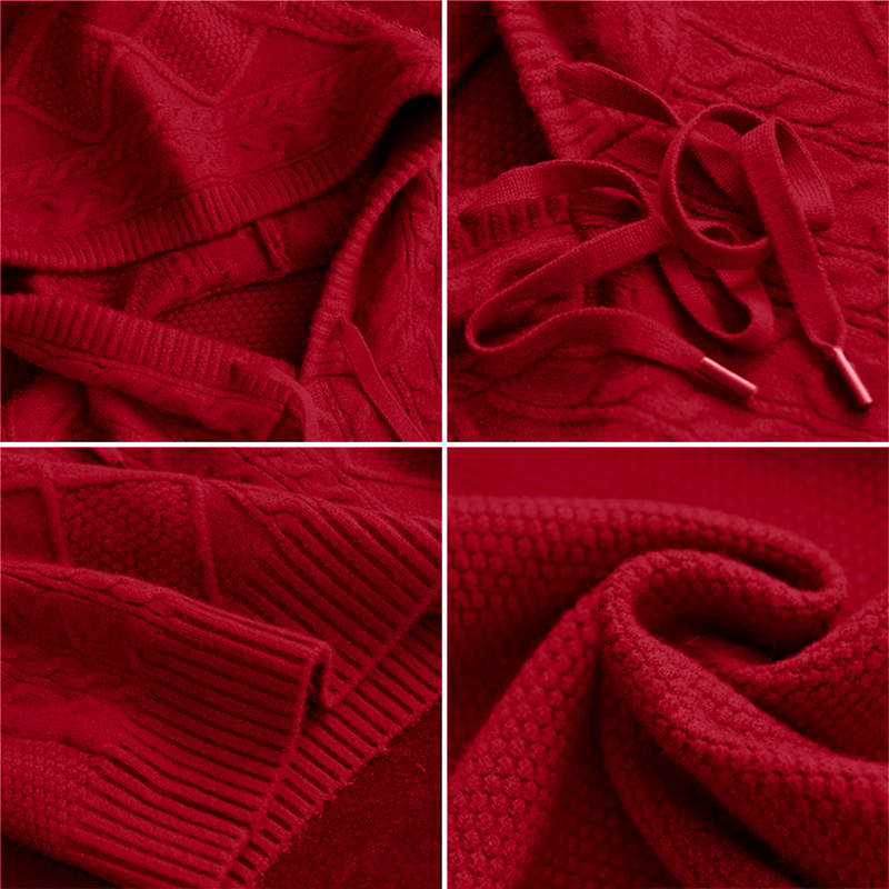 Levoire | PULL À CAPUCHE EN JACQUARD COUTURE