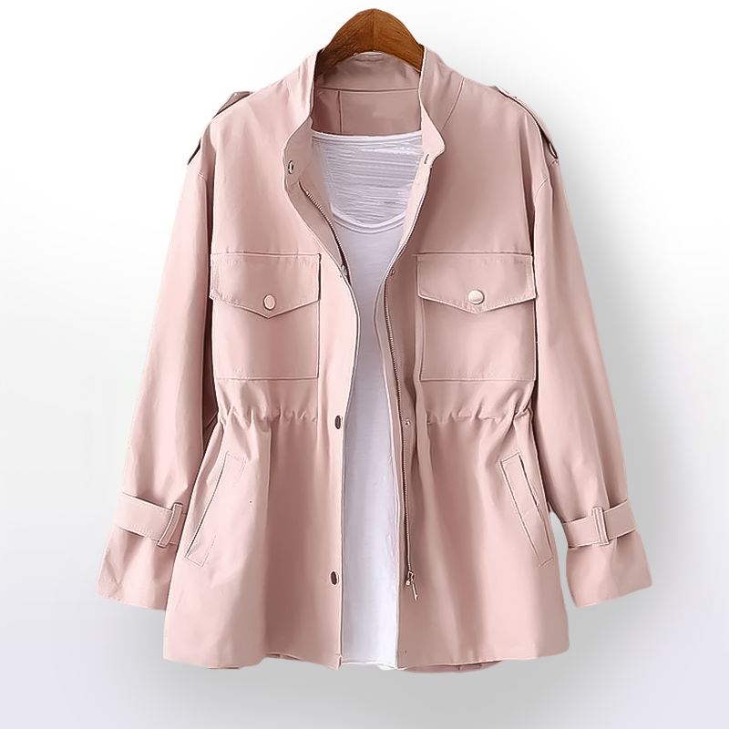 Levoire | Trench-Coat Décontracté Élégant Pour Femmes Rosa