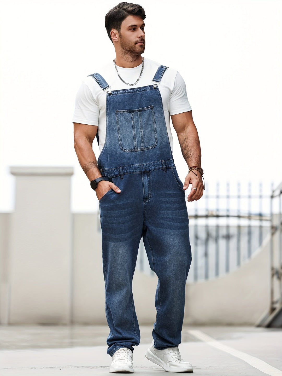 Levoire | Rento Denim Veste De Combinaison Avec Poches