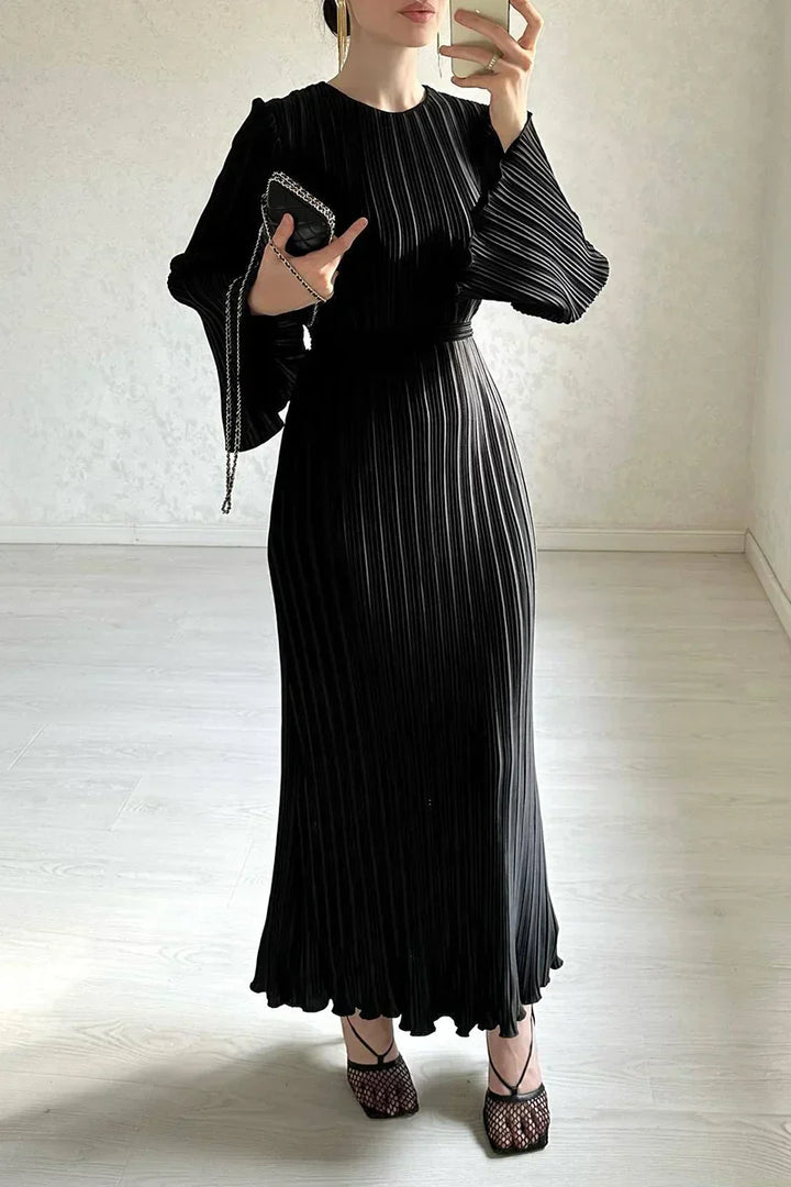 Levoire | Robe Maxi Évasée Pour Femmes Noir