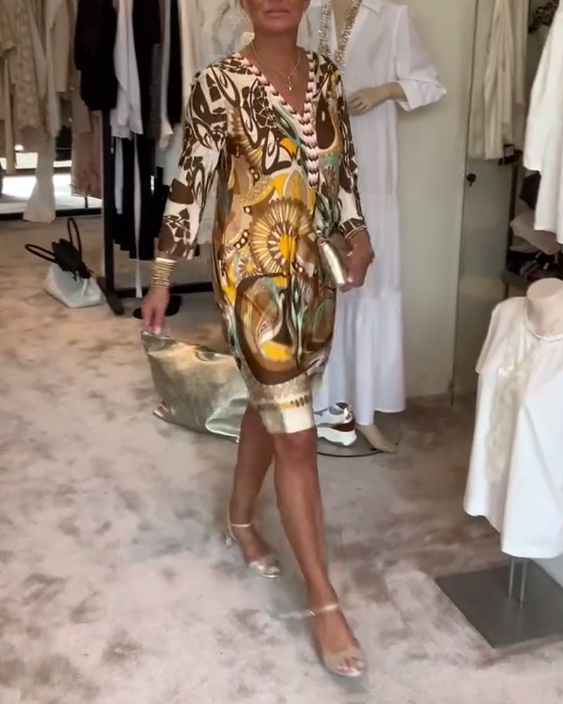 Levoire | Robe Vintage À Imprimé