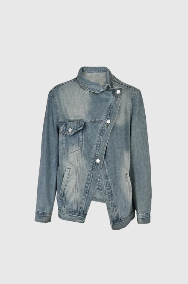 Levoire | Veste en jean artistique