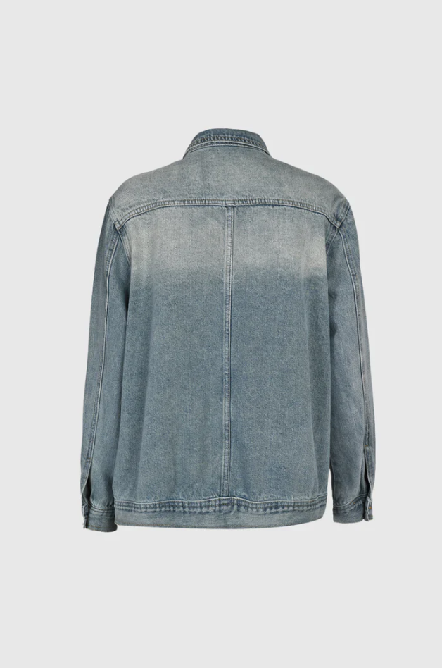 Levoire | Veste en jean artistique