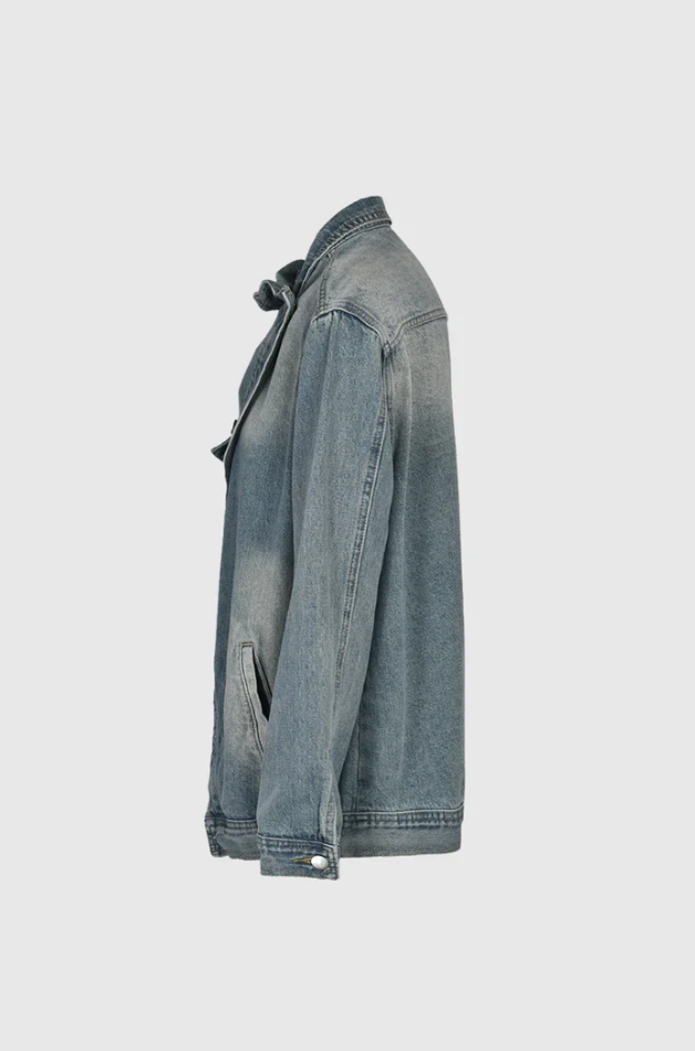 Levoire | Veste en jean artistique