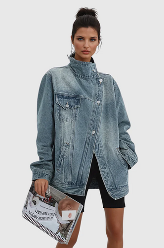 Levoire | Veste en jean artistique