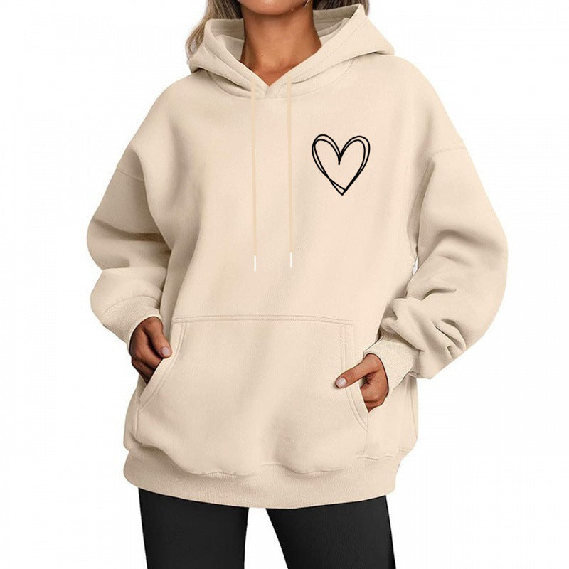 Levoire | Sweat À Capuche Décontracté Long Khaki