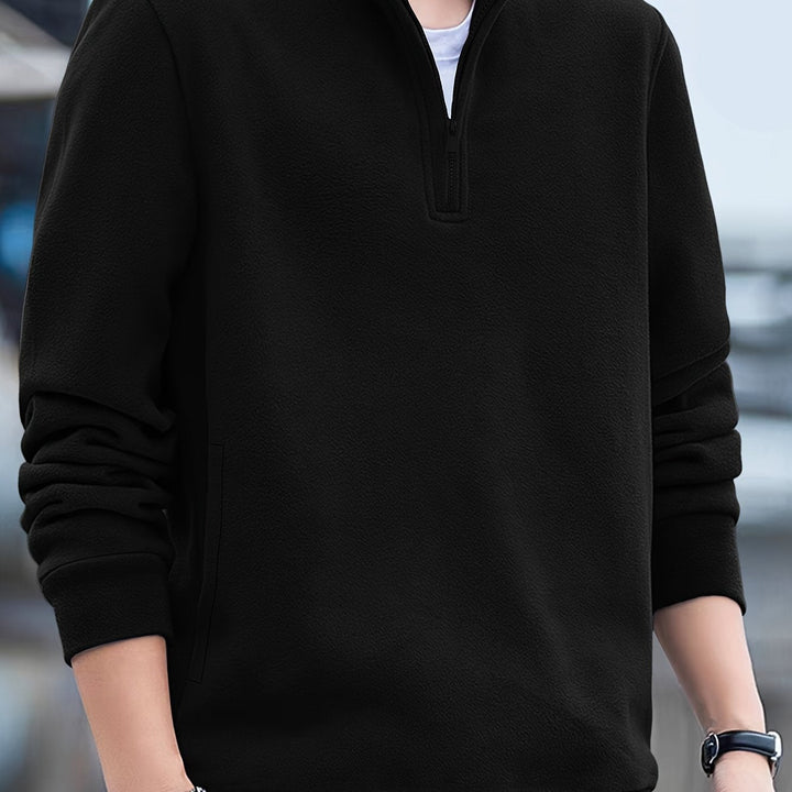 Levoire | Sweat À Capuche En Polaire Avec Demi-Zip