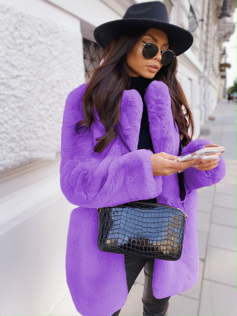 Levoire | Manteau léger et confortable Pourpre
