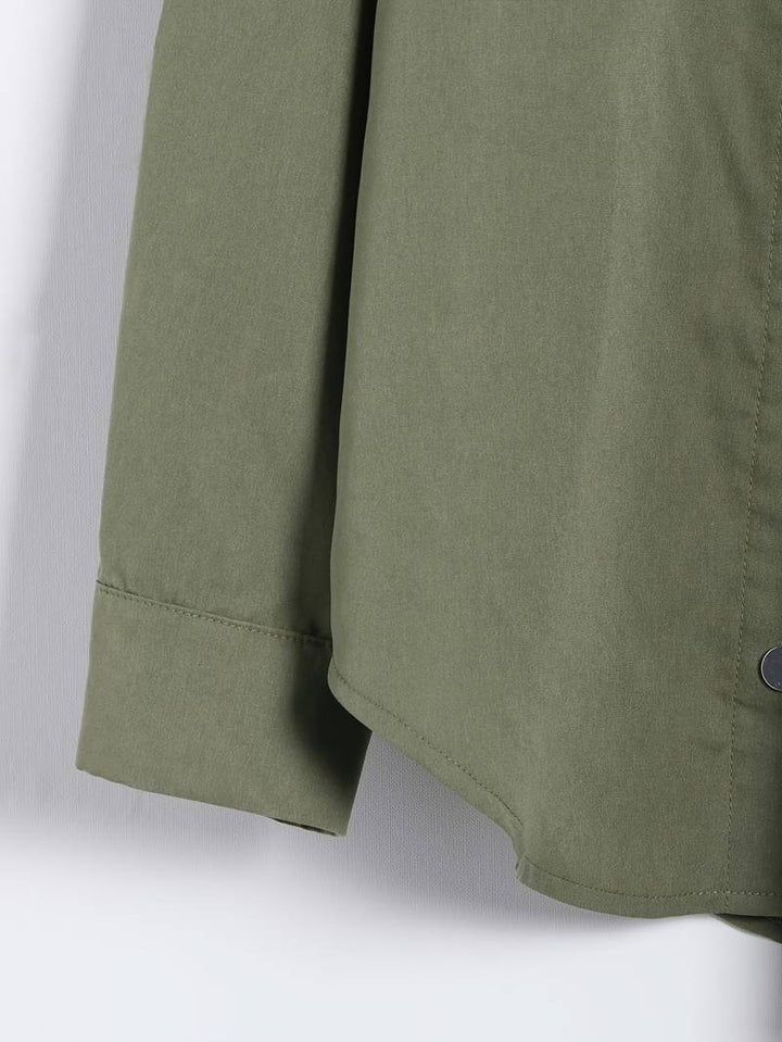 Levoire | Olive Vert T-Shirt Décontracté