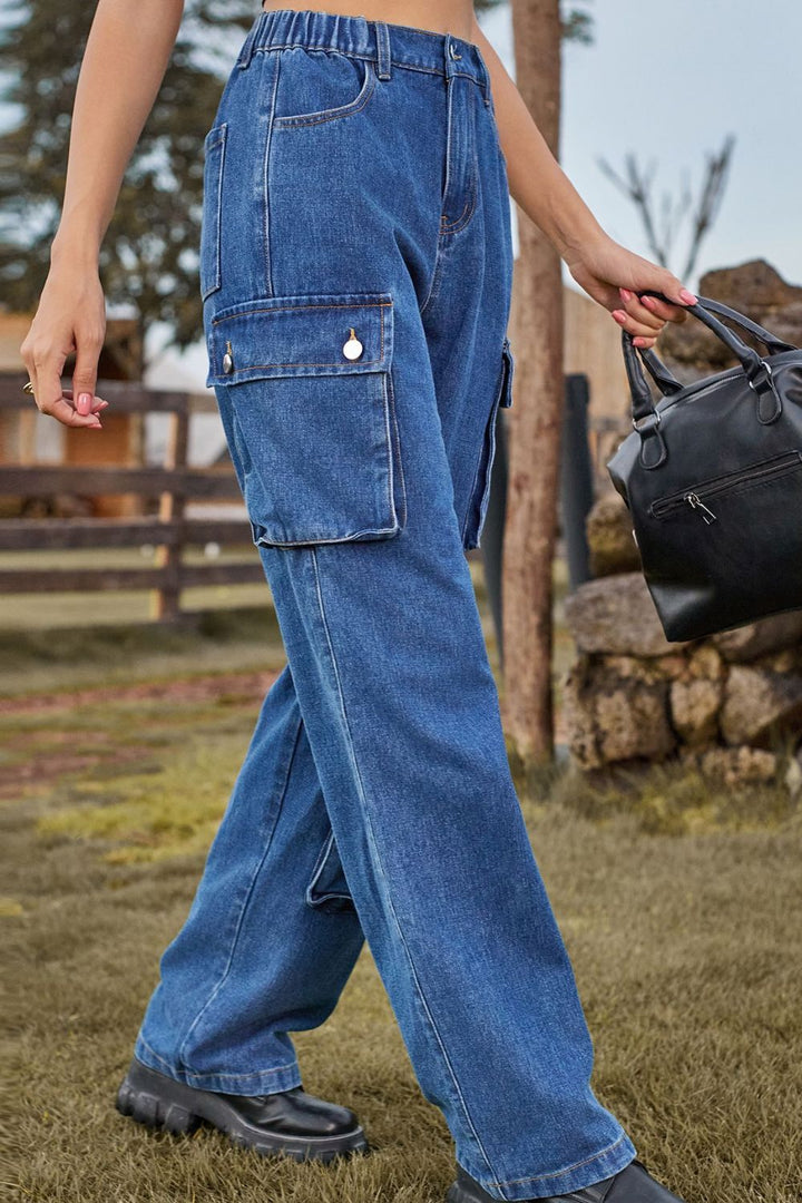 Levoire | Pantalons En Denim Longs Avec Poches