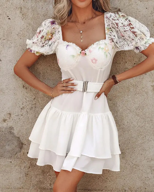 Levoire | Robe mini élégante Blanc