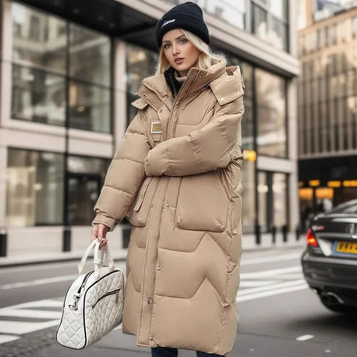 Levoire | Manteau De Ville Oversize Avec Capuche Khaki