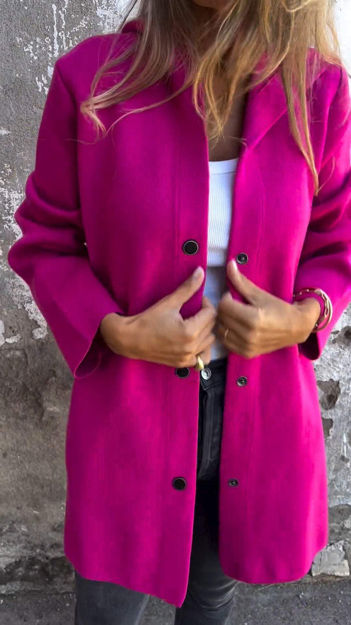 Levoire | Blazer Rento Sweat À Capuche Et Bouton Unique Lila