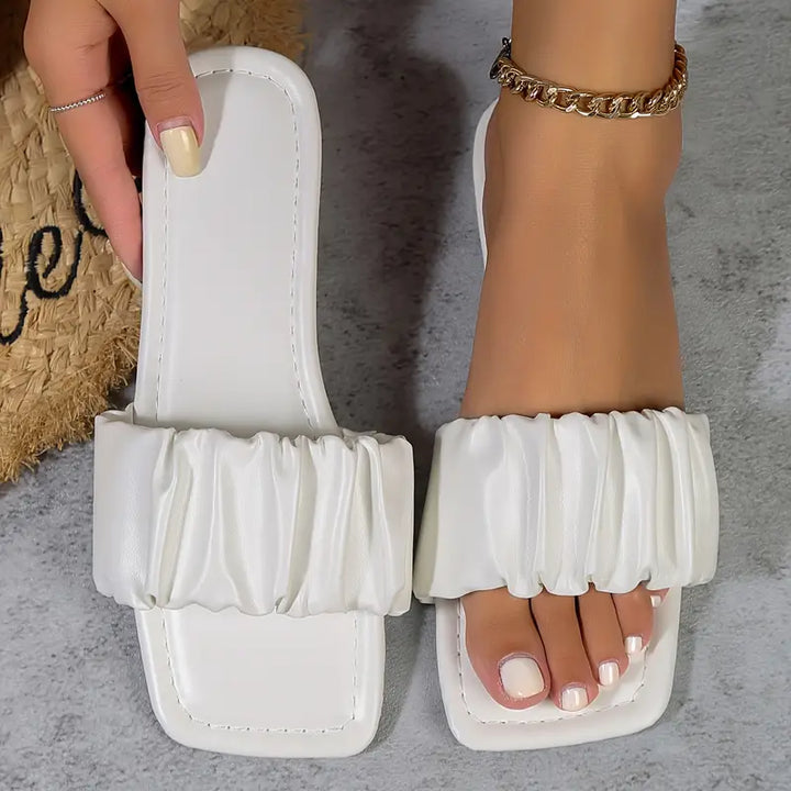 Levoire | Sandale Plate Tendance Rippée Détail Pour Femmes