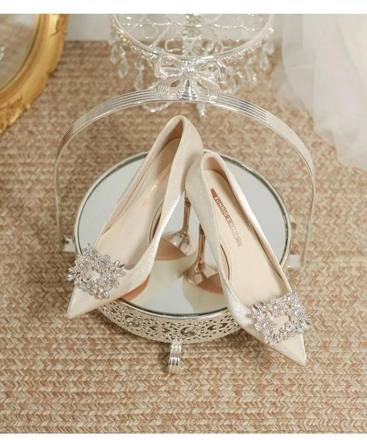 Levoire | Chaussures de mariage Stiletto avec strass