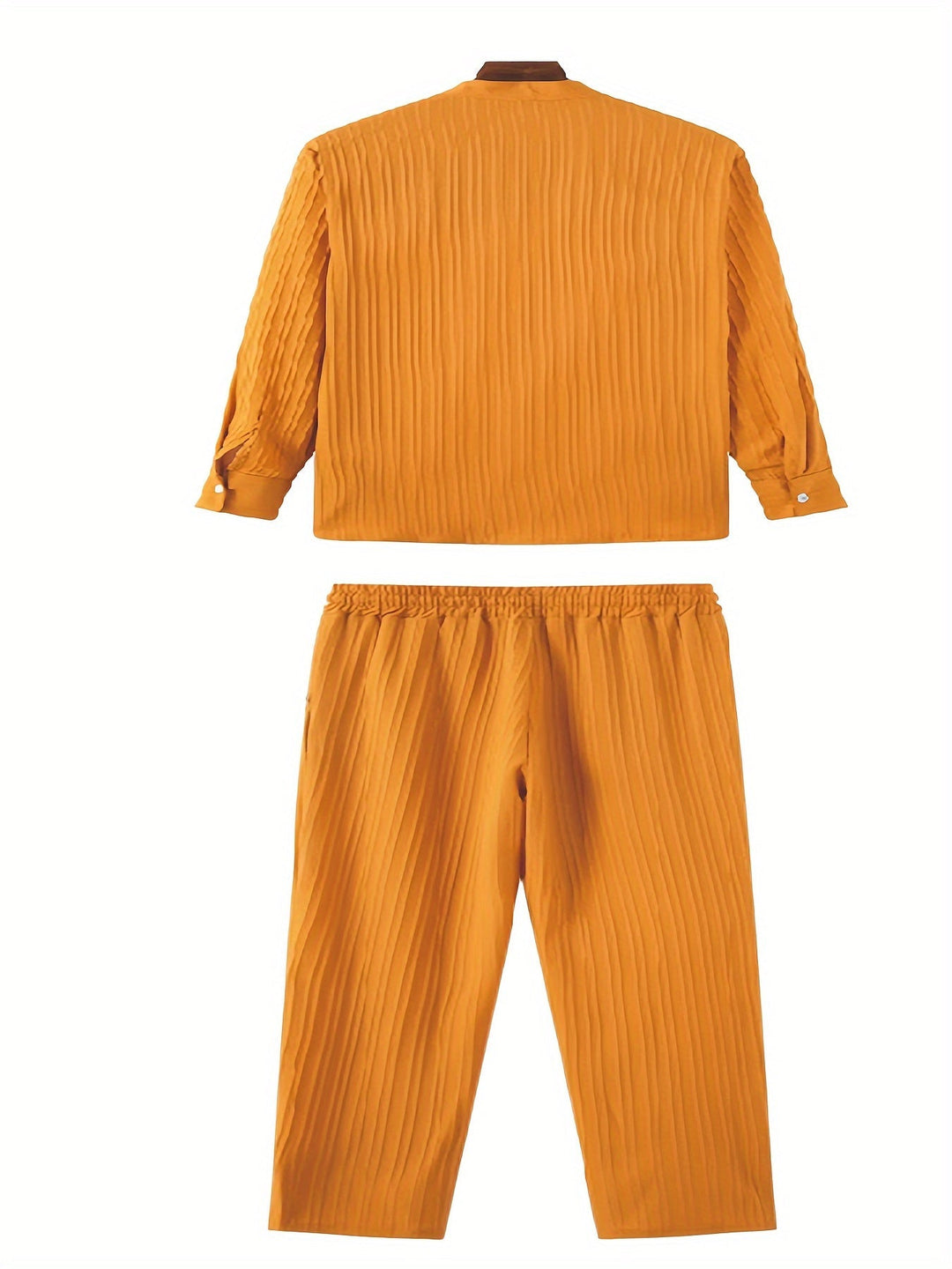 Levoire | T-Shirt À Manches Longues Unicolore Et Pantalons De Survêtement
