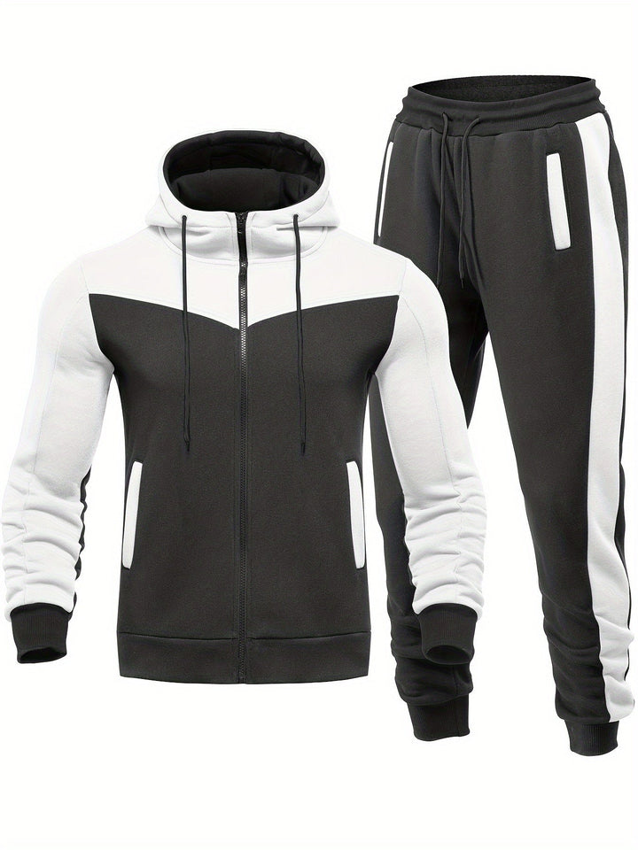 Levoire | Sweat À Capuche Et Pantalon Sport Blanc