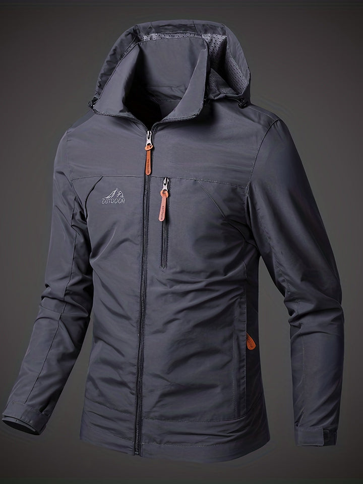 Levoire | Veste Softshell Imperméable Pour Hommes Avec Capuche