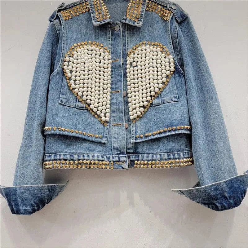 Levoire | Giaccha short en jean à pois
