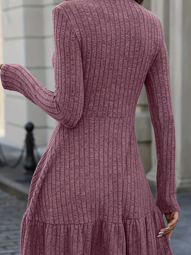 Levoire | Robe en tricot luxueuse avec une coupe trapèze élégante