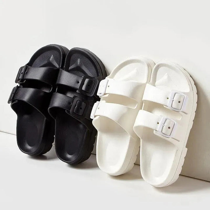 Levoire | Chaussures élégantes à double boucle - Confort et style pour l'été !