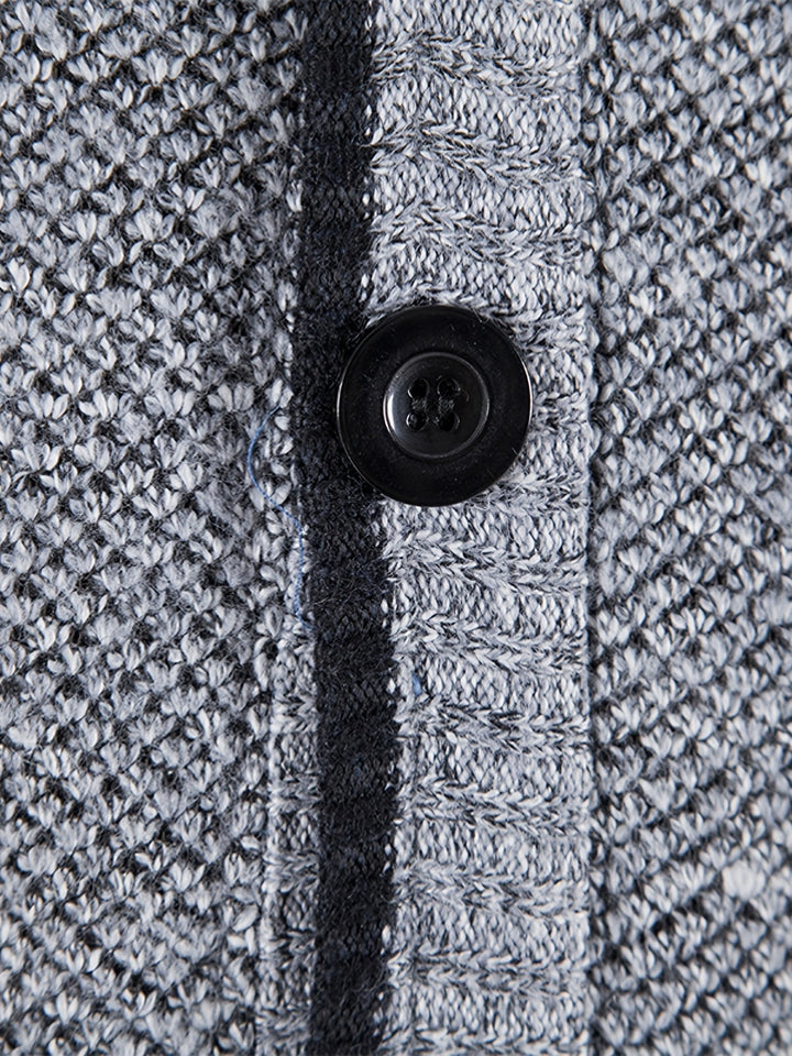 Levoire | Veste Tricotée Décontractée Pour Hommes Avec Décolleté En V