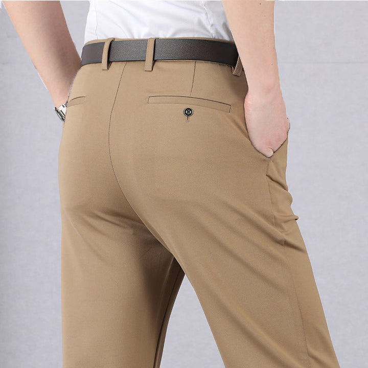 Levoire | Pantalon Classique Pour Homme Avec Stretch Khaki